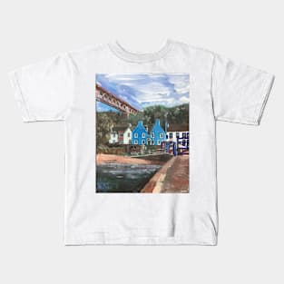 Hawes Inn, South Queensferry, Scotland Kids T-Shirt